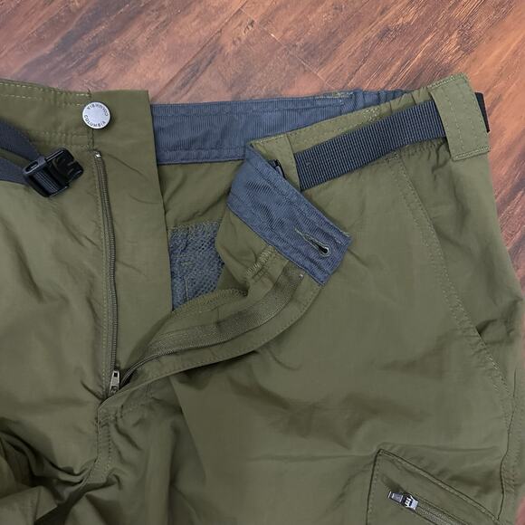 COLUMBIA Silver Ridge Utility Pants Olive Green Convertible Hiking - Picture 8 of 14